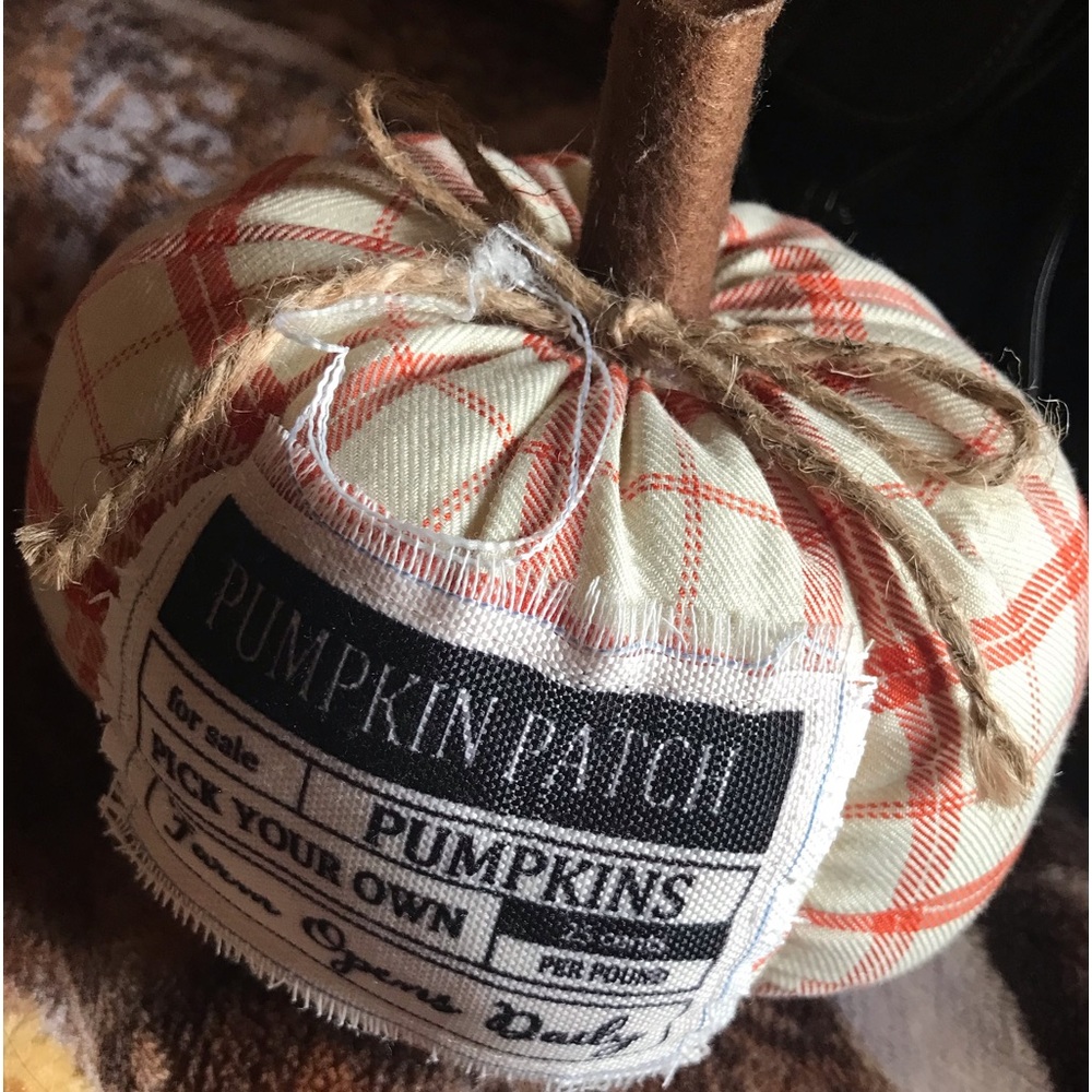 Fall plush pumpkin